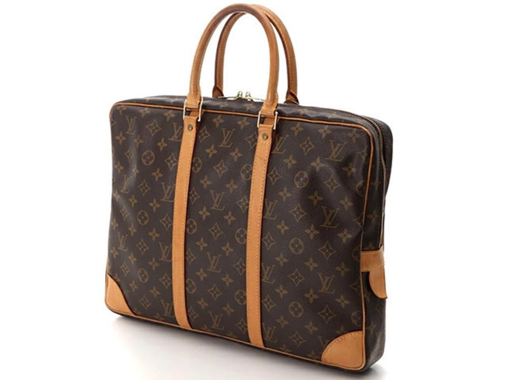 Louis Vuitton Handbag Port Business Bag Monogram Brown